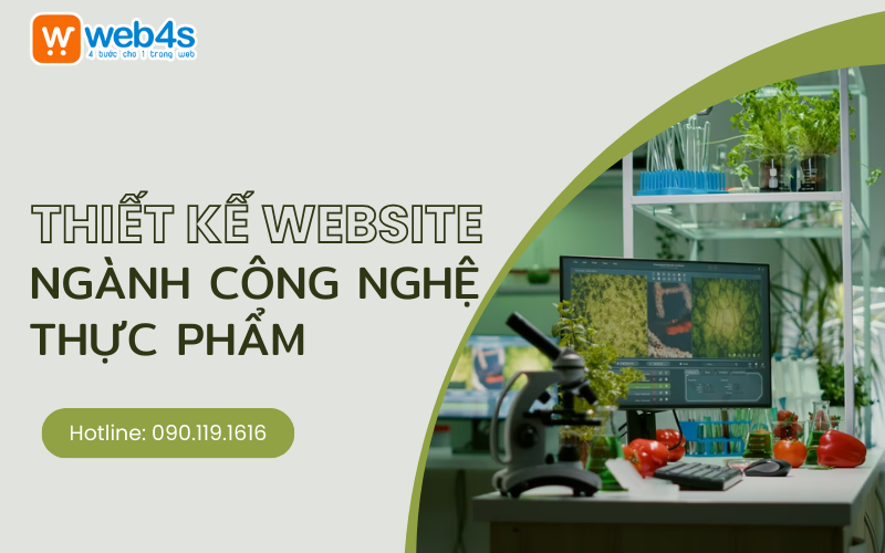 Thiết kế website ng&agrave;nh C&ocirc;ng nghệ Thực phẩm 
